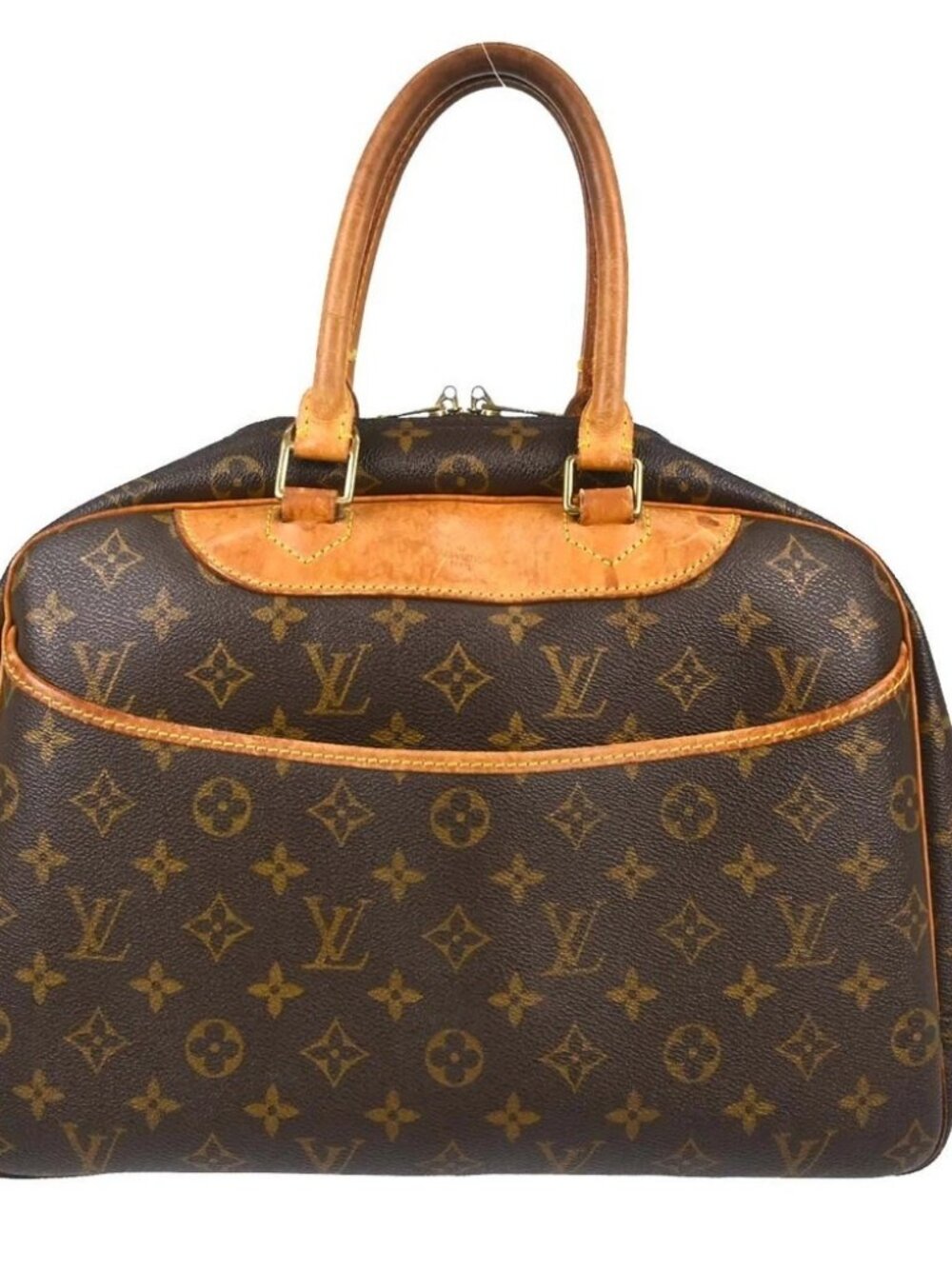 Louis Vuitton Deauville Bowling Vanity Handbag
